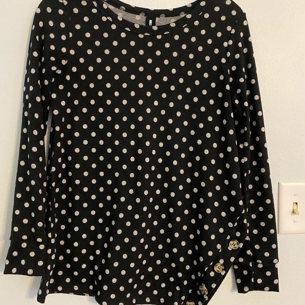 Agnes & Dora Side Button Sweater